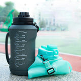 Collapsible Large Capacity Travel Water Bottle 67oz from Cool Gadget