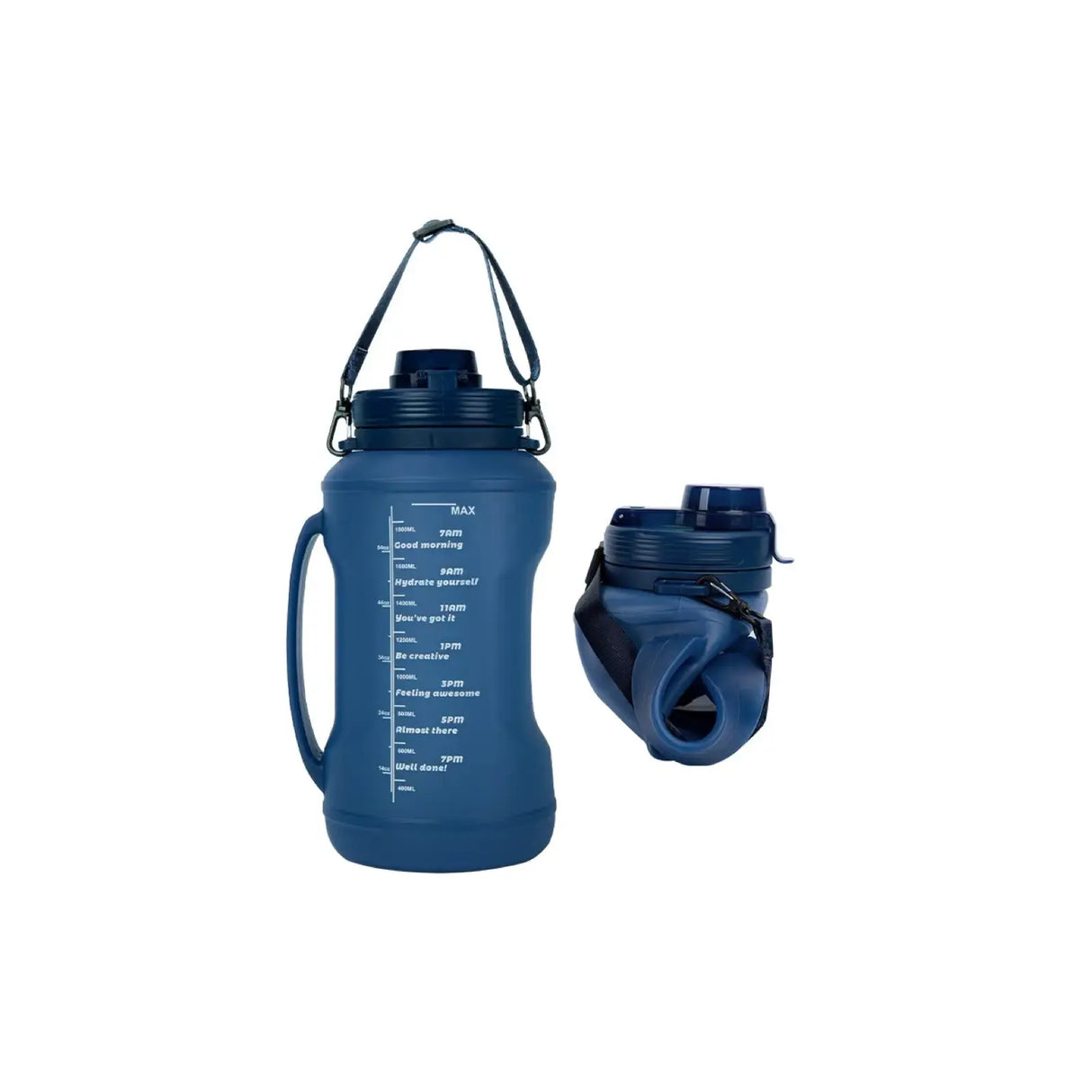 Collapsible Large Capacity Travel Water Bottle 67oz from Cool Gadget
