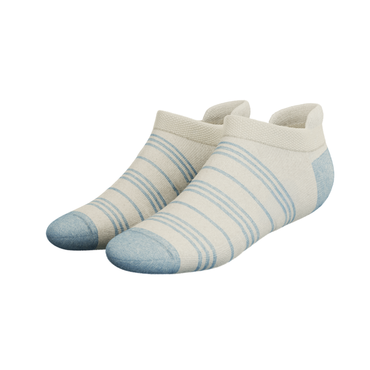 The College Ruled | Stripe Heel Hammock™ Ankle Socks from Shinesty
