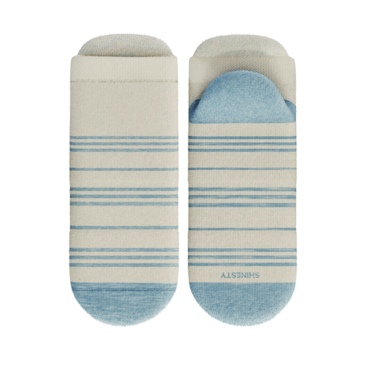 The College Ruled | Stripe Heel Hammock™ Ankle Socks from Shinesty