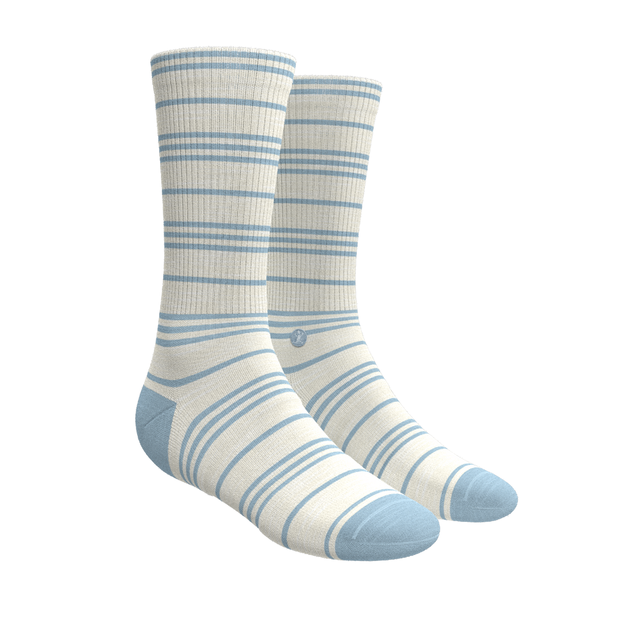 The College Ruled | Stripe Heel Hammock™ Crew Socks from Shinesty