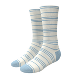 The College Ruled | Stripe Heel Hammock™ Crew Socks from Shinesty