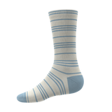 The College Ruled | Stripe Heel Hammock™ Crew Socks from Shinesty