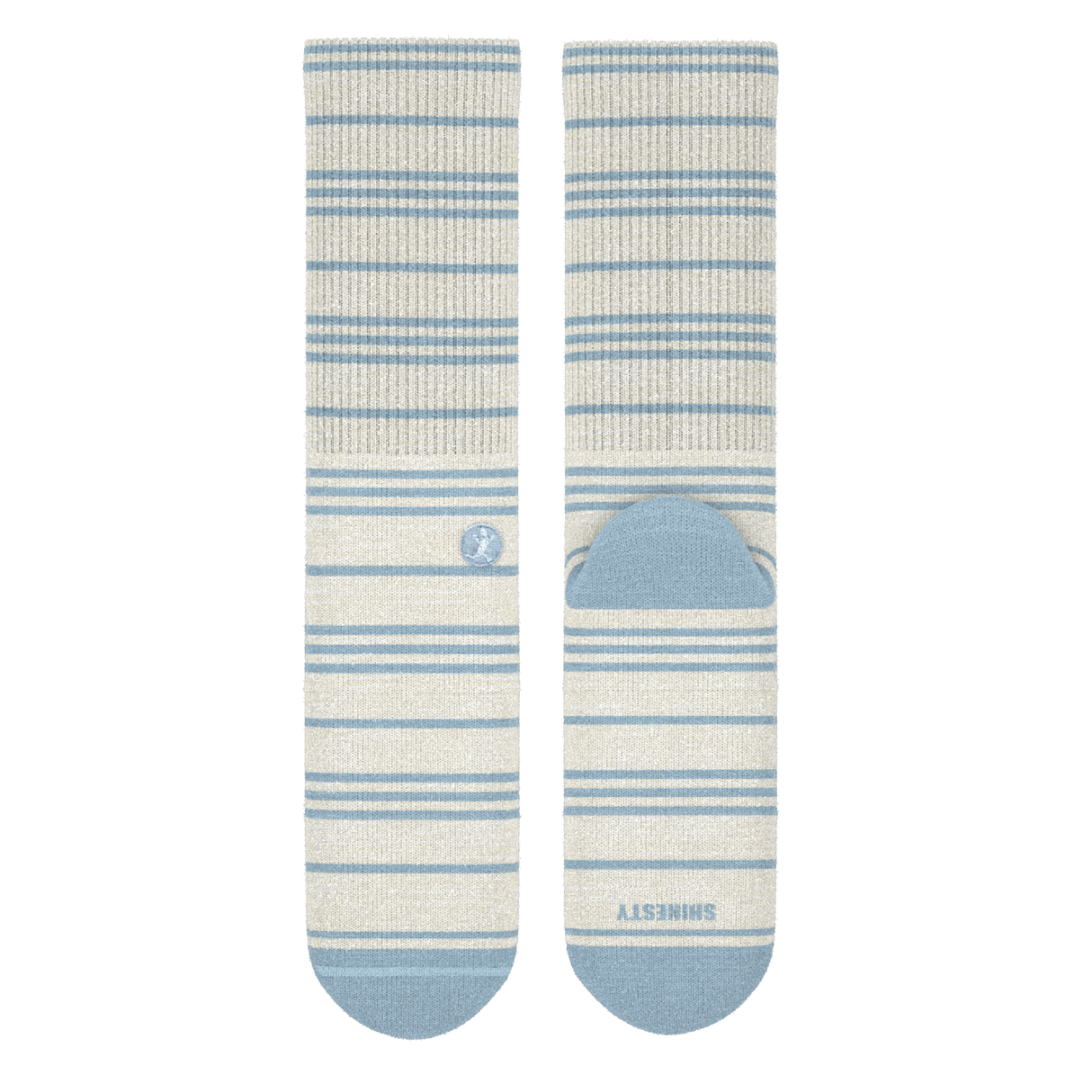 The College Ruled | Stripe Heel Hammock™ Crew Socks from Shinesty