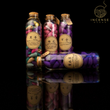 Glass Bottle Package Incense Cones from incenseocean