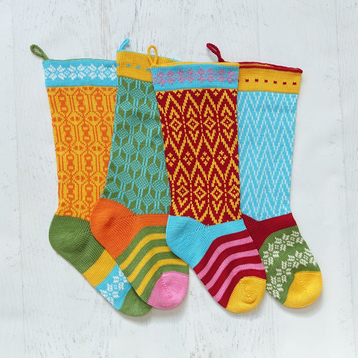 Colorful Stocking, Red from Melange Collection
