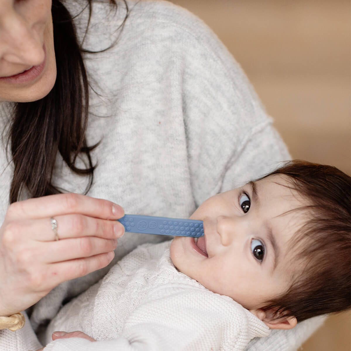 Baby-Led™ Toothbrush + Tongue Depressor from ezpz