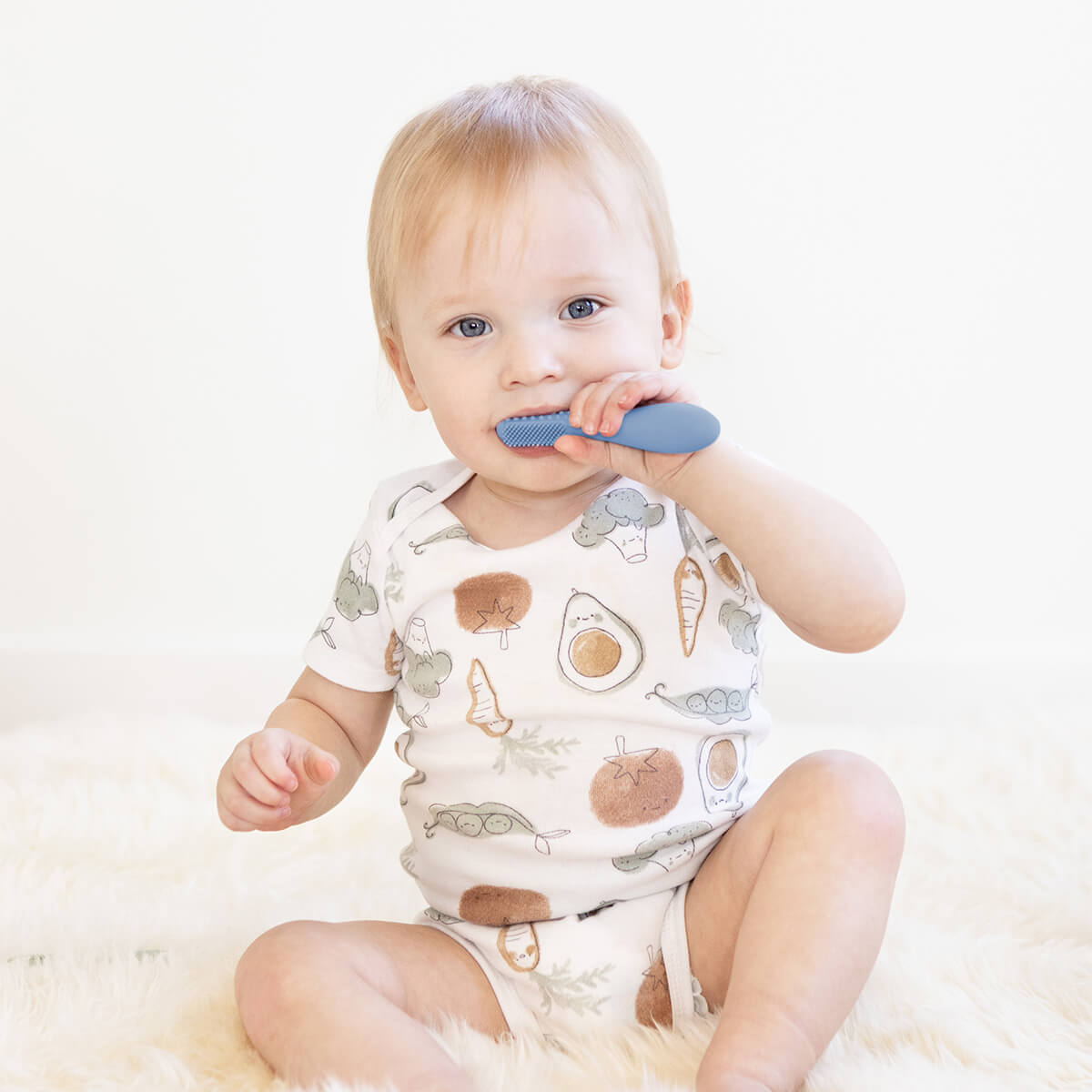 Baby-Led™ Toothbrush + Tongue Depressor from ezpz