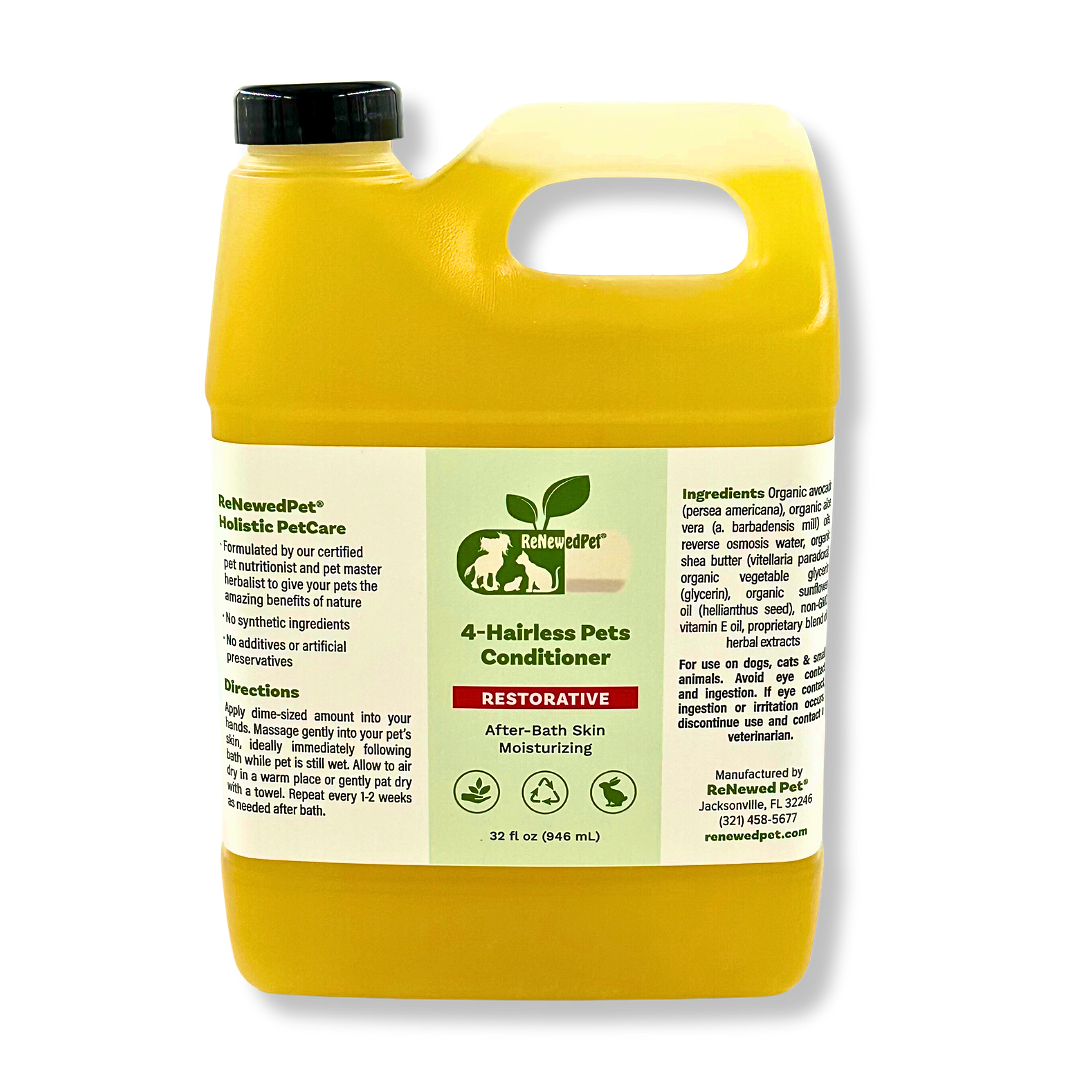 4-HAIRLESS PETS RESTORATIVE CONDITIONER from ReNewedPet