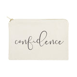 Confidence Cotton Canvas Cosmetic Bag from The Cotton & Canvas Co.