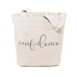 Confidence Gym Cotton Canvas Tote Bag from The Cotton & Canvas Co.