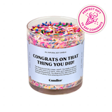 CONGRATS CANDLE from Ryan Porter