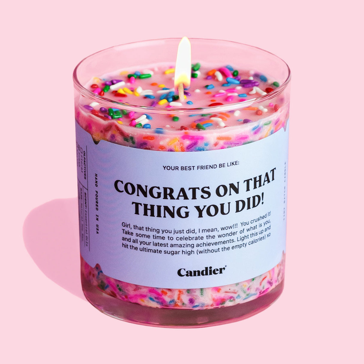 CONGRATS CANDLE from Ryan Porter
