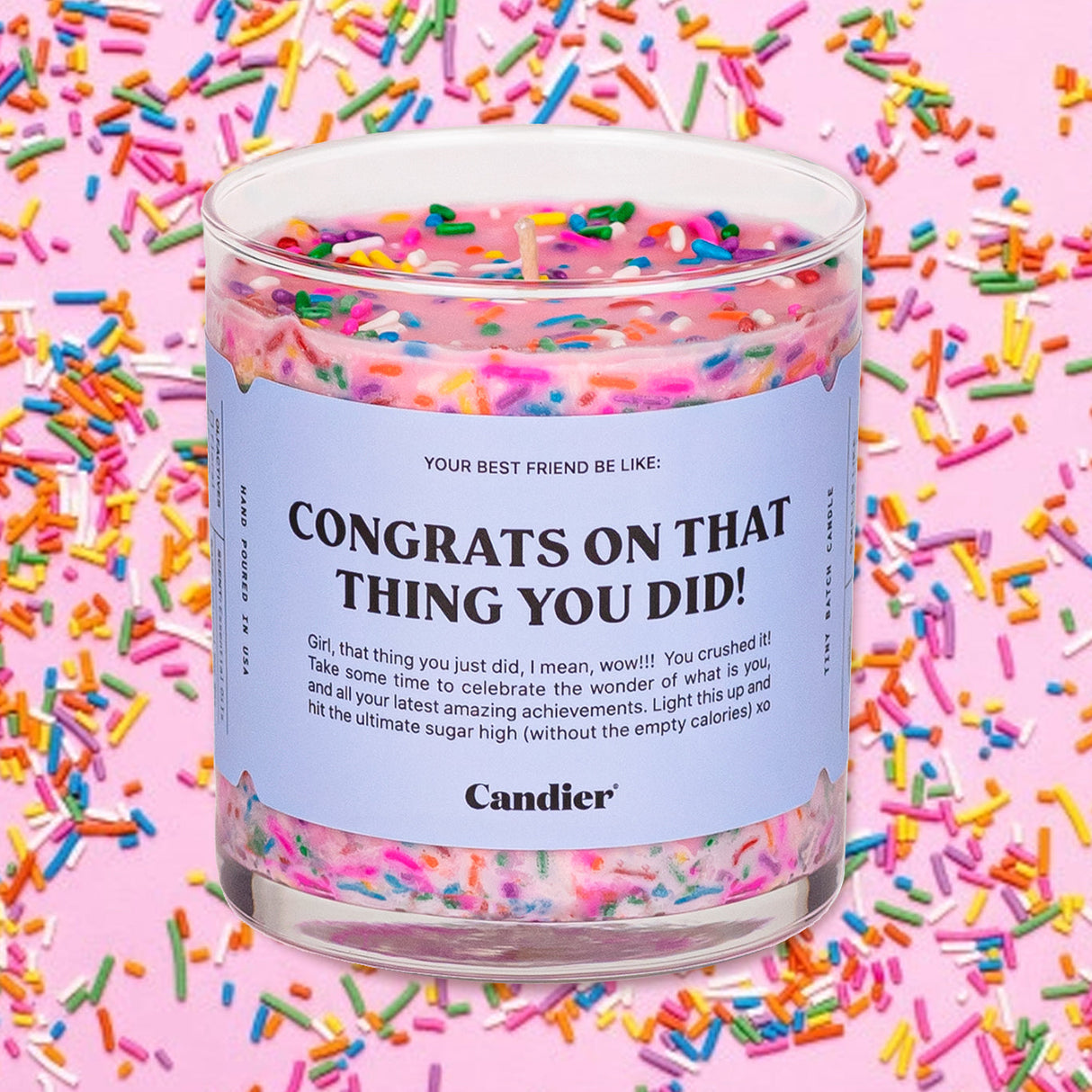 CONGRATS CANDLE from Ryan Porter