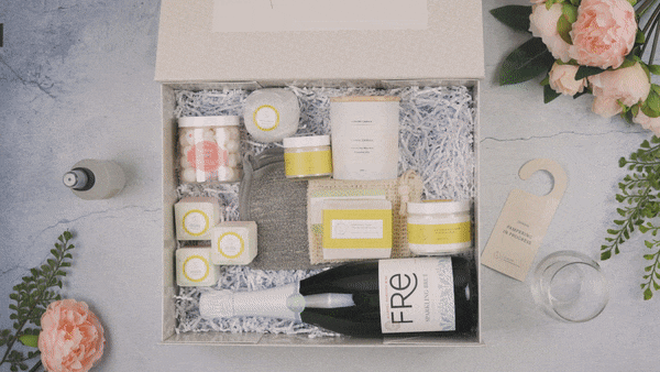 Congratulations gift basket, Celebration gift box from Lizush