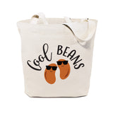 Cool Beans Cotton Canvas Tote Bag from The Cotton & Canvas Co.