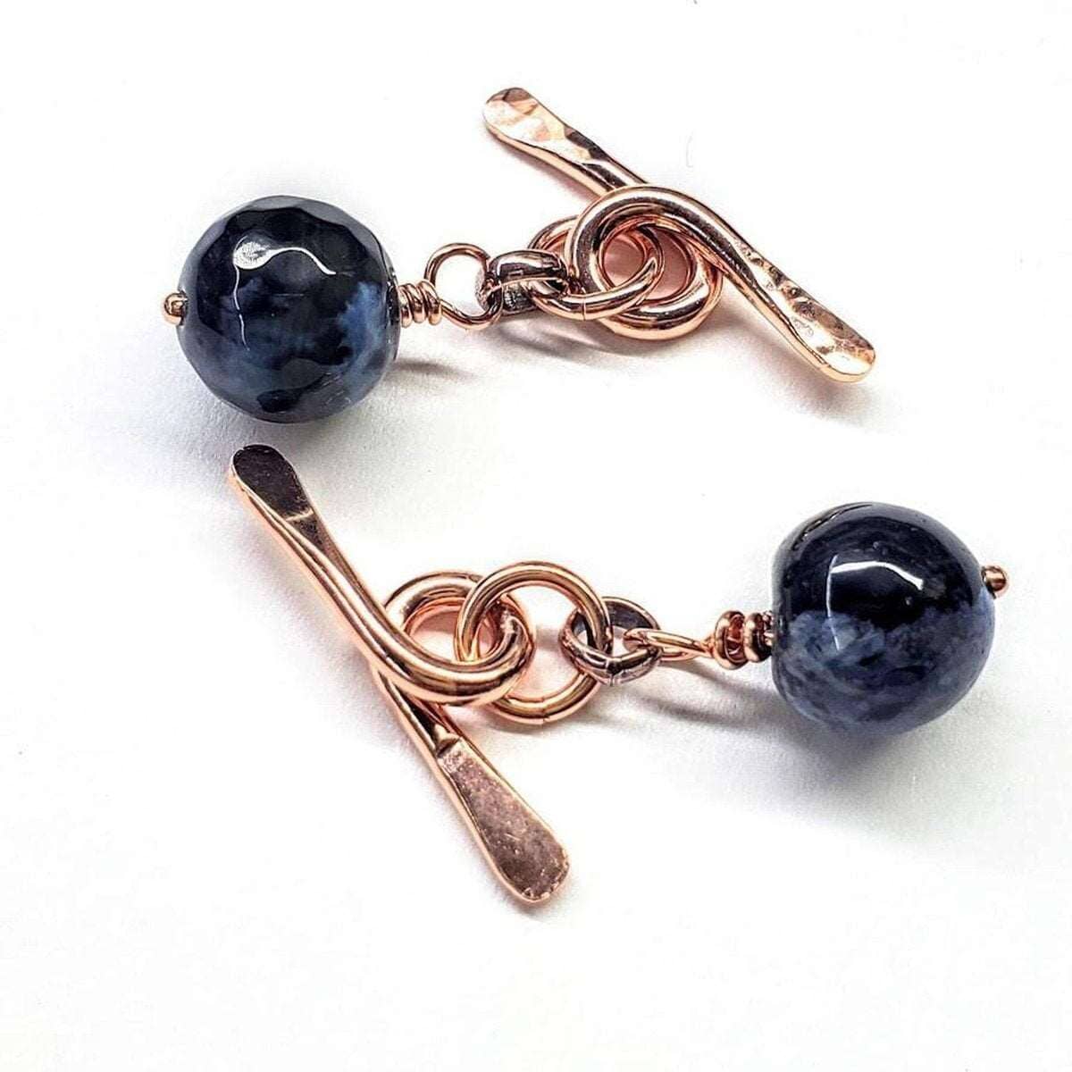 Copper Child Abuse Prevention Awareness Chain Cufflinks from Alexa Martha Designs