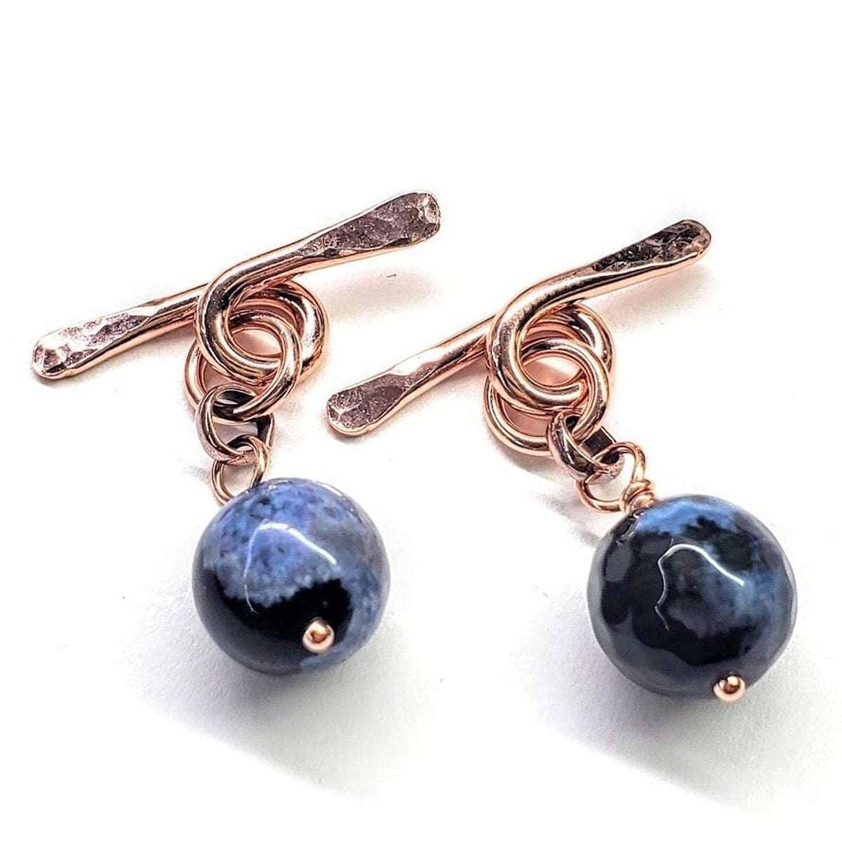 Copper Child Abuse Prevention Awareness Chain Cufflinks from Alexa Martha Designs
