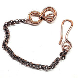 Copper Double Infinity Chain Bracelet from Alexa Martha Designs