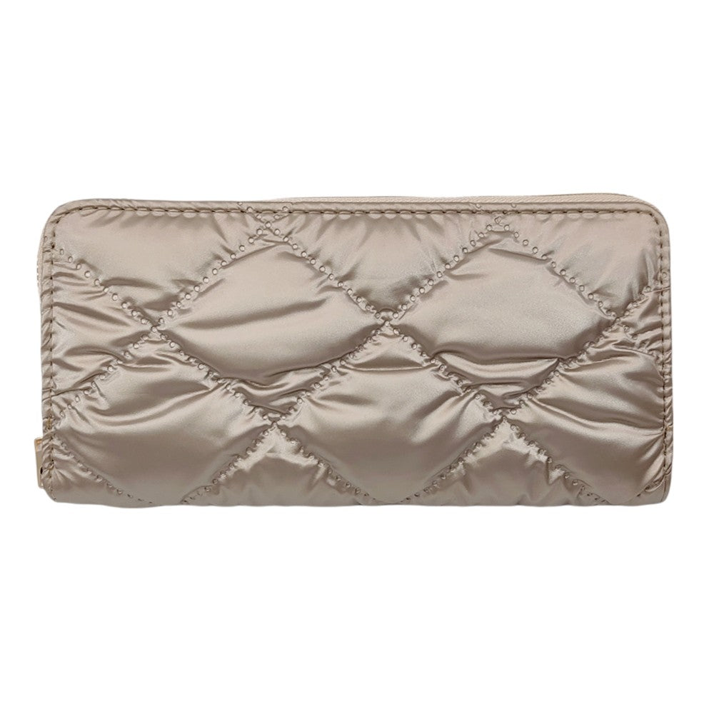 Shiny Faux Leather Padded Wallet with Wristlet  from Madeline Love