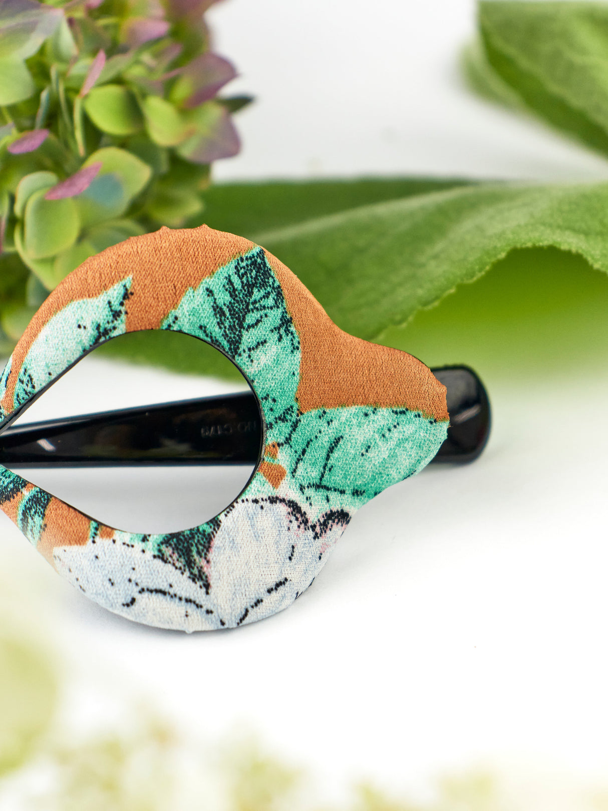 Copper Floral Arc Hair Clip from Ash & Rose