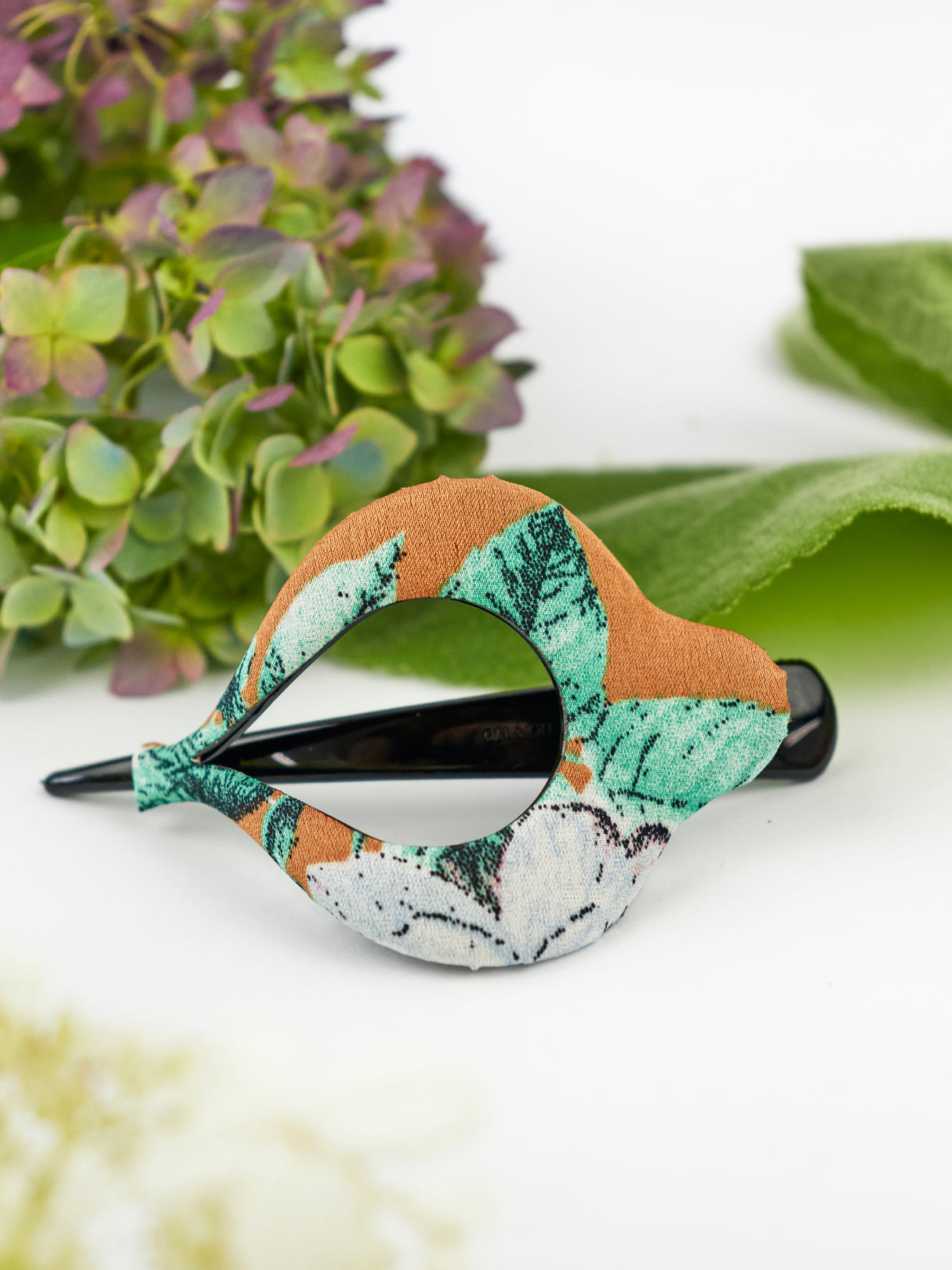 Copper Floral Arc Hair Clip from Ash & Rose