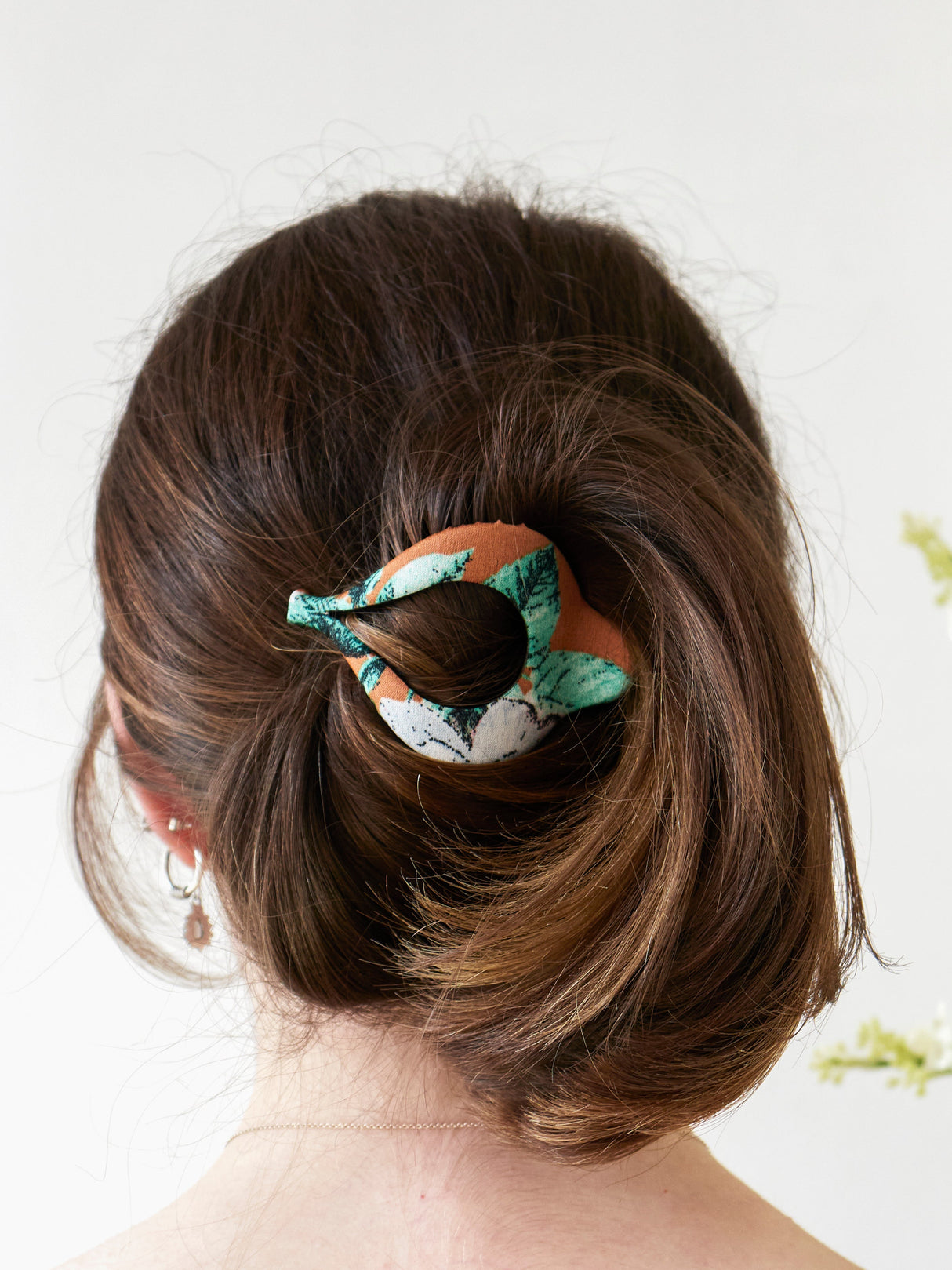 Copper Floral Arc Hair Clip from Ash & Rose