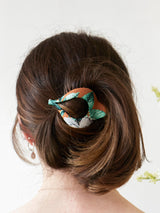 Copper Floral Arc Hair Clip from Ash & Rose
