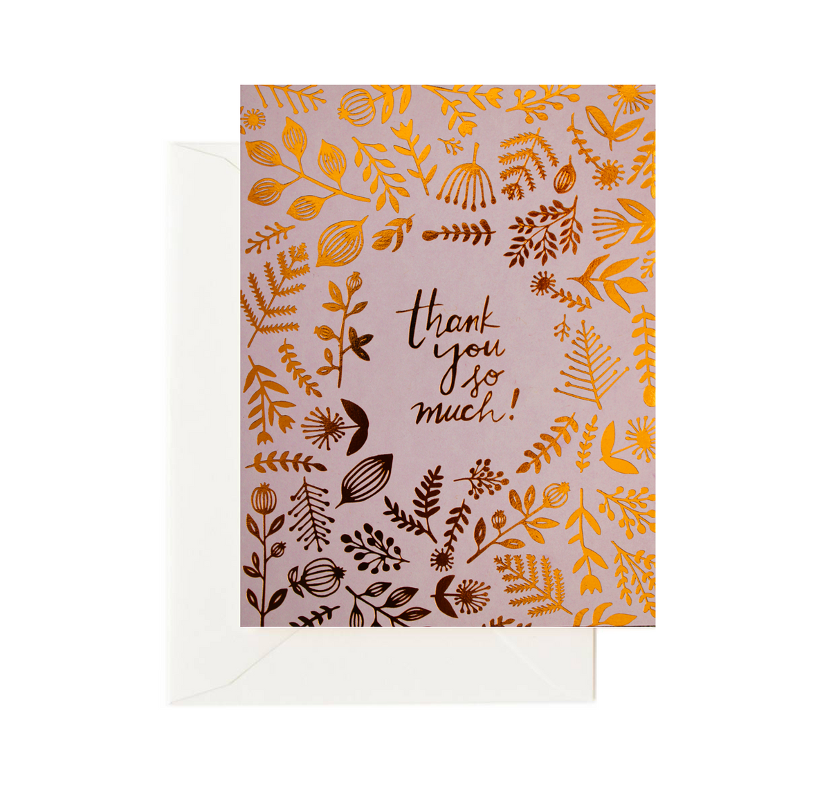 Copper Foil Thank You from Forage Paper Co.