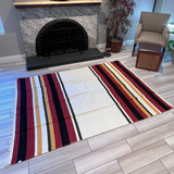 Wool Striped Mexican Blanket from West Path