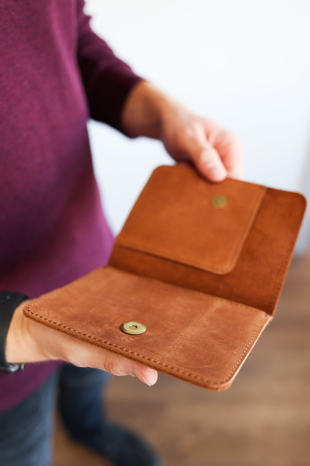 Leather Passport Wallet from Jubilee Trading Company