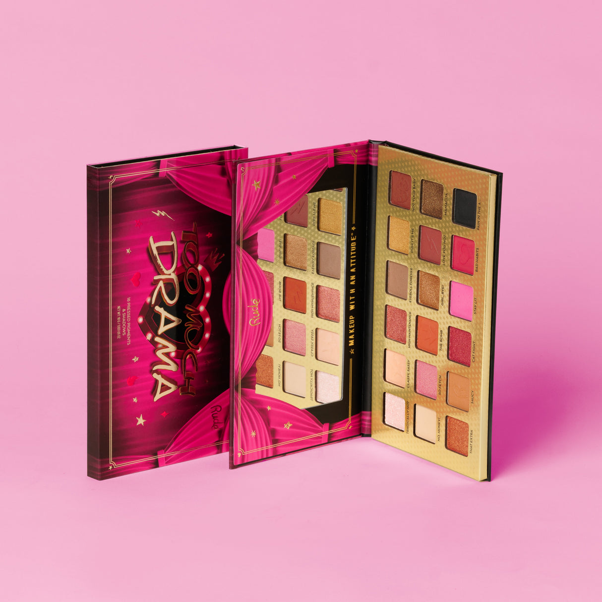Too Much Drama - 18 Eyeshadow Palette from Rude Cosmetics