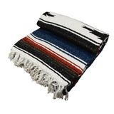 Harvest Moon Diamond Baja Blanket - Blue From West Path