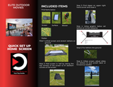 Elite Outdoor Movies 17' Home Outdoor Cinema System From Elite Outdoor Movies