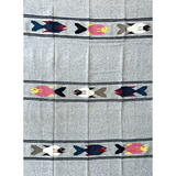 Heather Grey Baja Fish Yoga Blanket From West Path