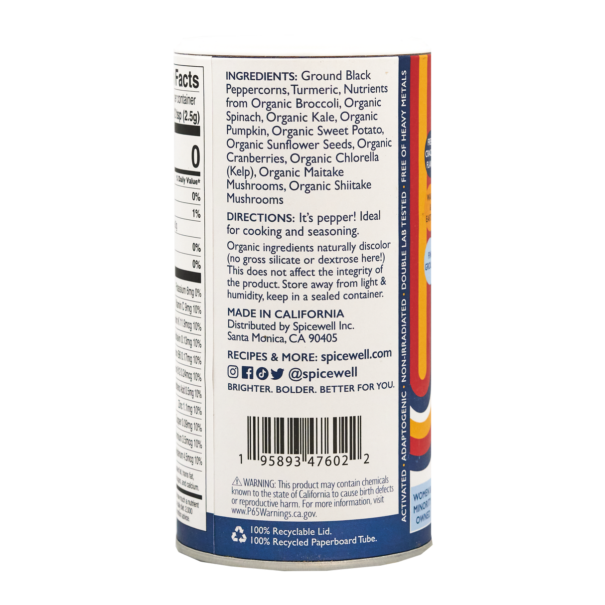 New Pepper Shaker seasoning from Spicewell