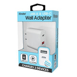 USB C/A Wall Adapter - Pack of 12 from Mila Lifestyle Accessories