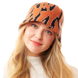 Animal Patterned Soft Fabric Bucket Hat from Madeline Love