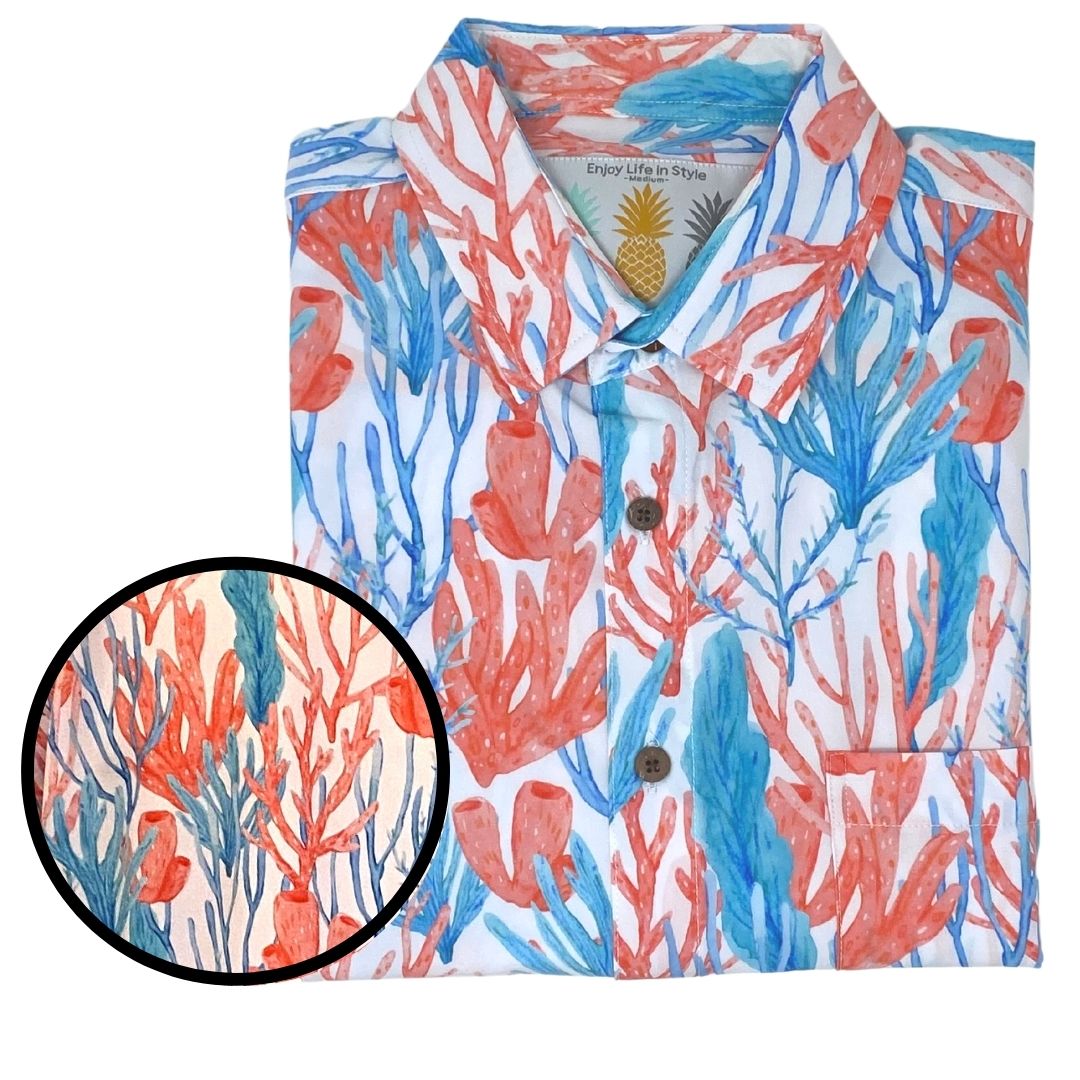 Super Stretch - Cayman Islands Hawaiian Shirt from Tropical Bros