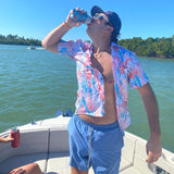 Super Stretch - Cayman Islands Hawaiian Shirt from Tropical Bros