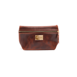 Smooth Leather Cosmetic Bag All for American from Lifetime Leather Co.