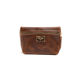 Smooth Leather Cosmetic Bag All for American from Lifetime Leather Co.