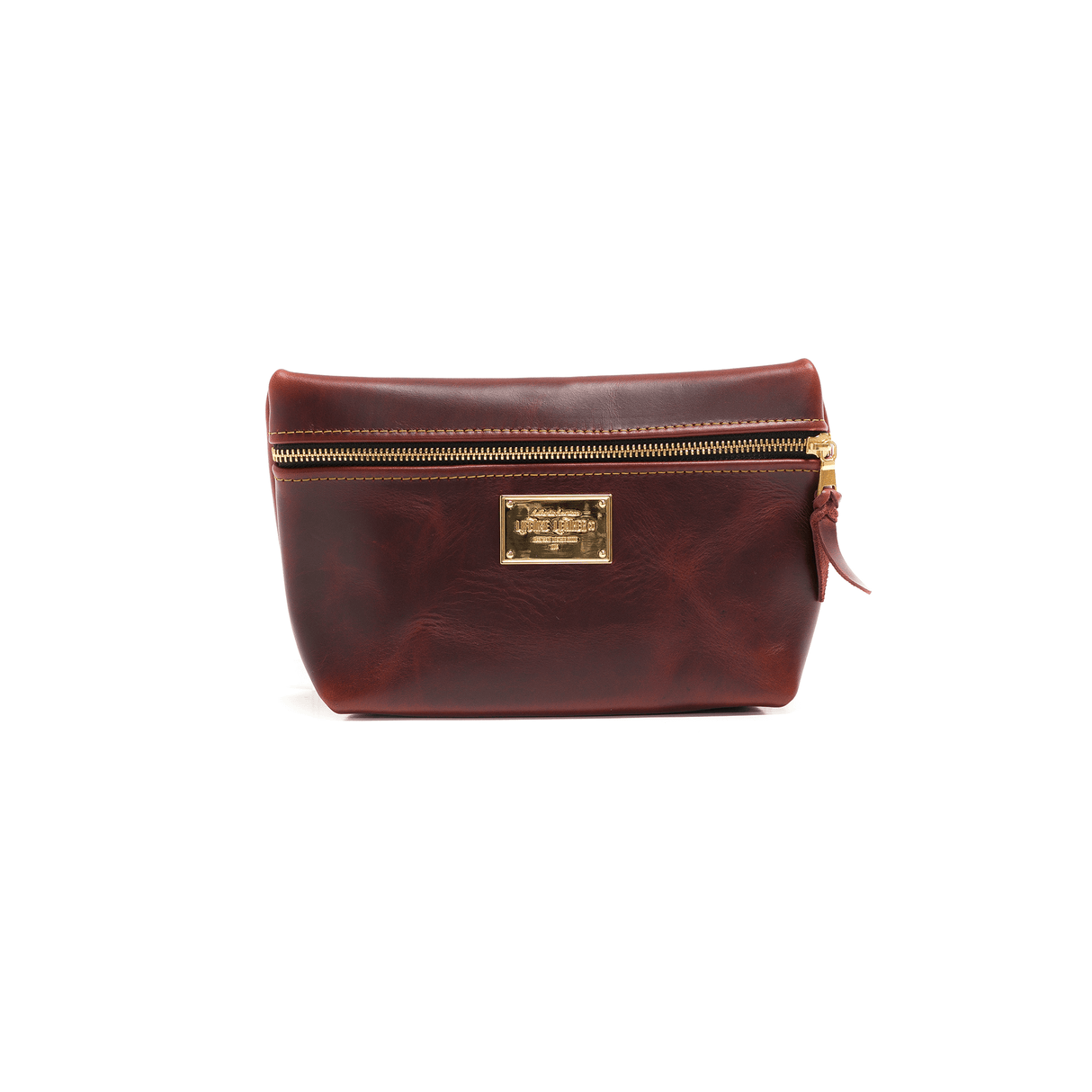 Smooth Leather Cosmetic Bag All for American from Lifetime Leather Co.