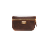 Pebbled Leather Cosmetic Bag All for American from Lifetime Leather Co.