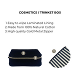Cosmetics/Trinket Box, Black From Bag-all