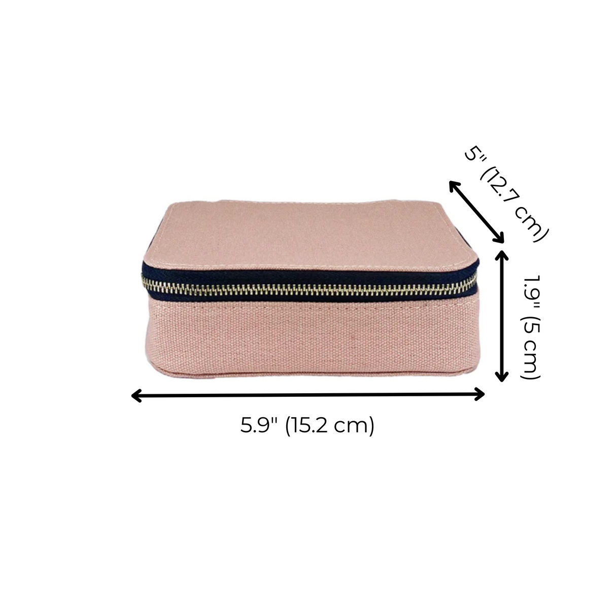 Cosmetics/Trinket Box, Pink/Blush From Bag-all