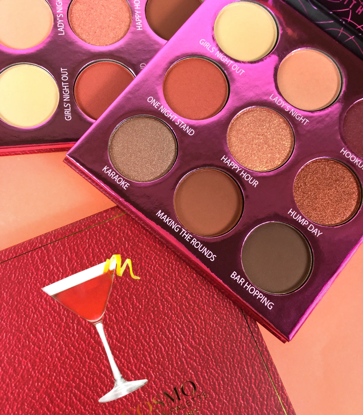 Cocktail Party 9 Eyeshadow Palette - The Cosmo From Rude Cosmetics
