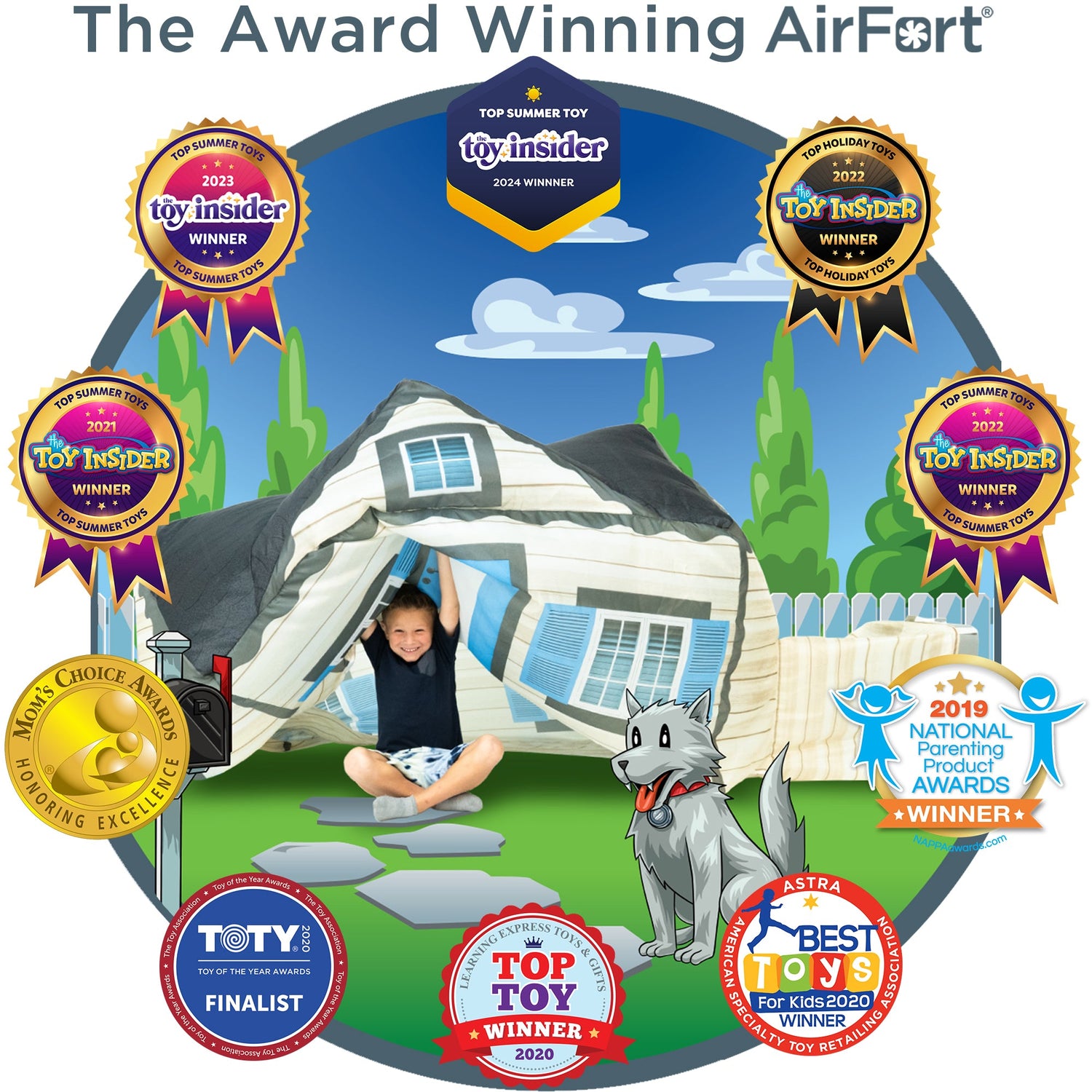 The Original AirFort - Cottage from AirFort.com