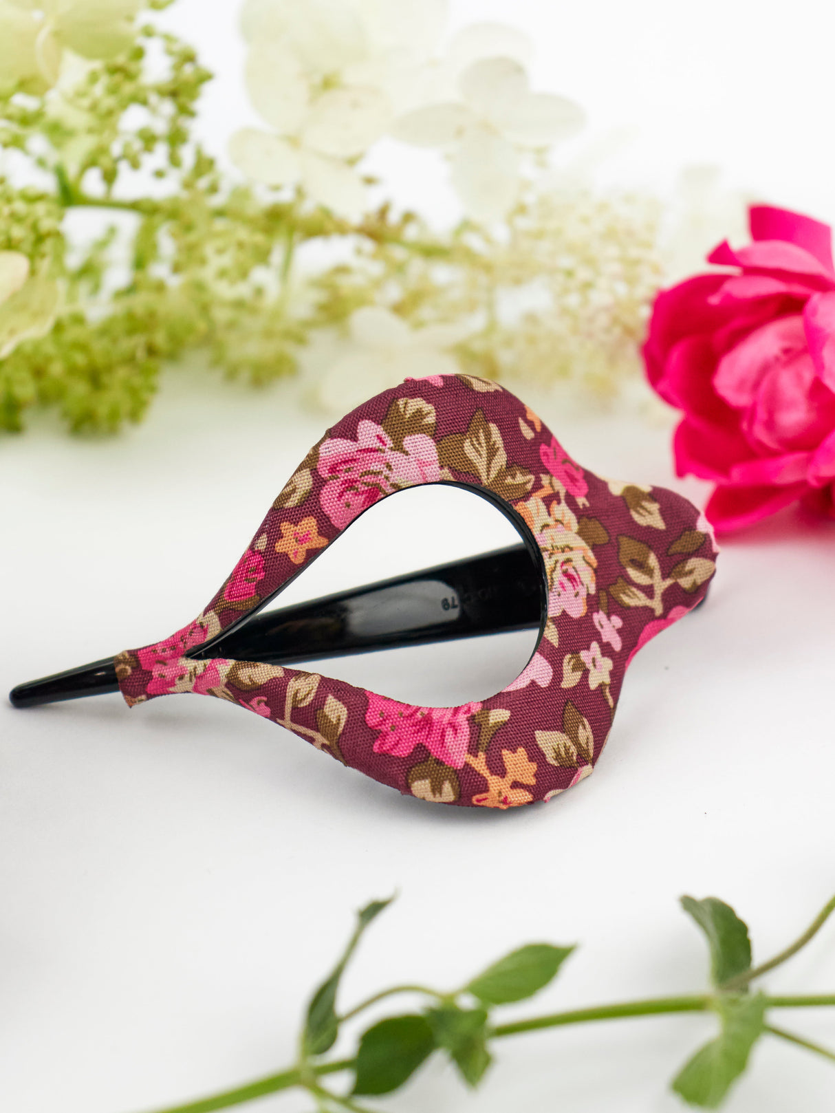 Cottage Rose Arc Hair Clip from Ash & Rose
