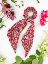 Cottage Rose Scarf Scrunchie from Ash & Rose